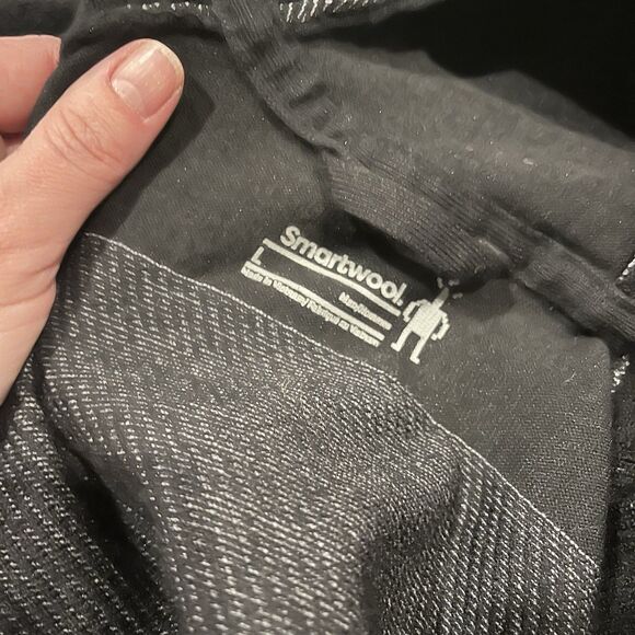 SMARTWOOL Intraknit Merino Full Zip Hoodie Black Women's Large EUC MSRP $240 - Picture 13 of 14